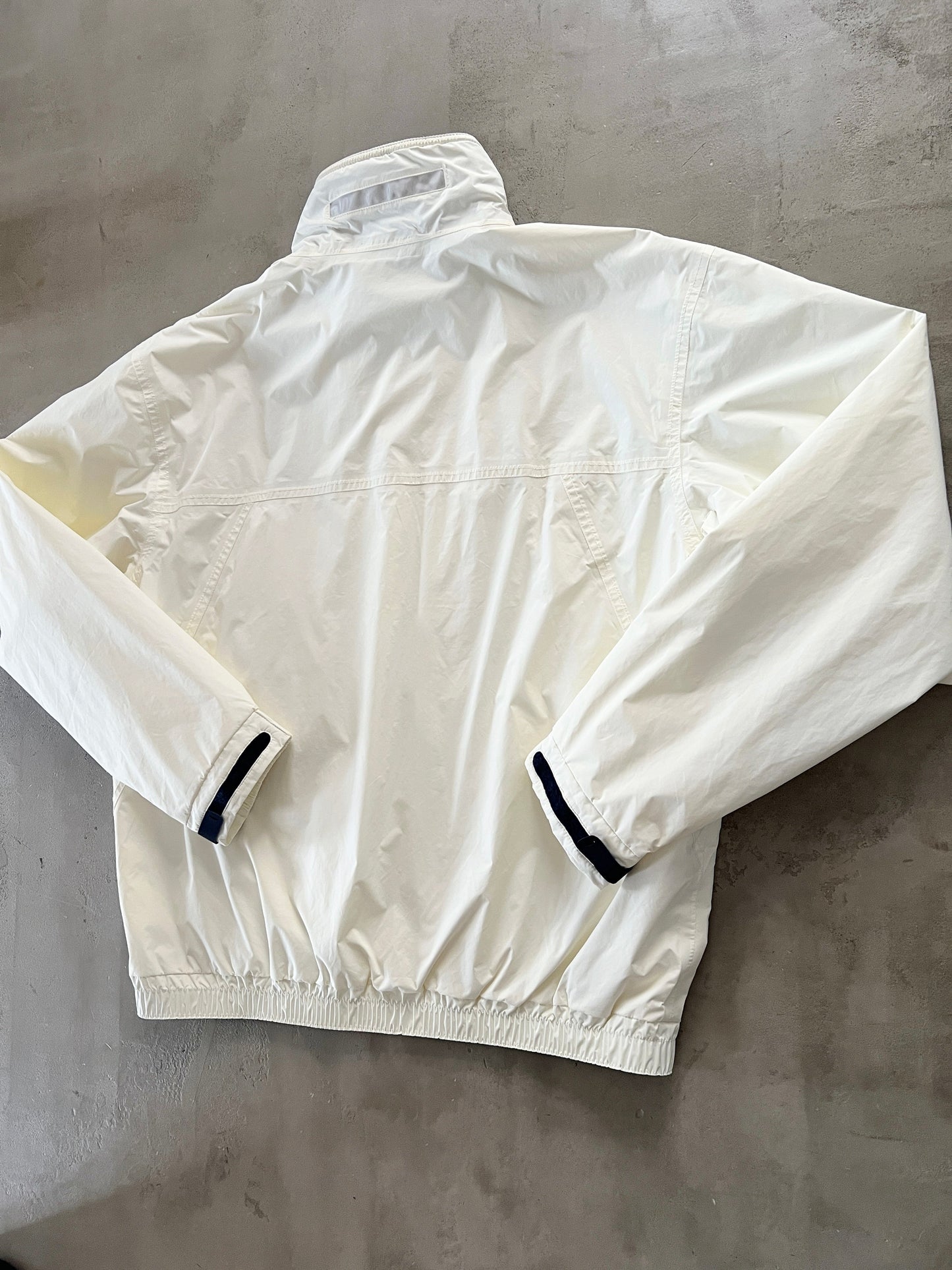 CREME ROLEX YACHT SAILING JACKET - 2000S - S/M