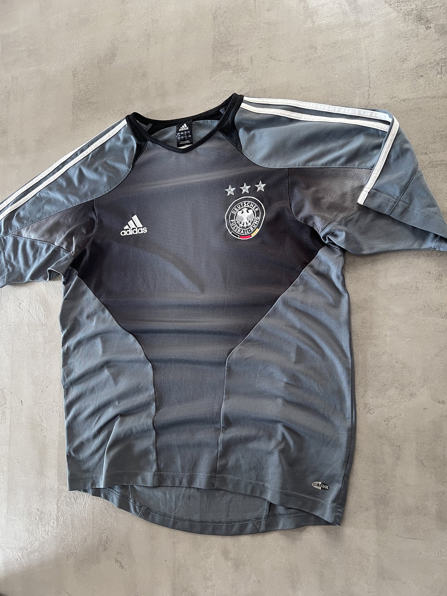 GREY GERMANY ADIDAS JERSEY - 2000S - XL