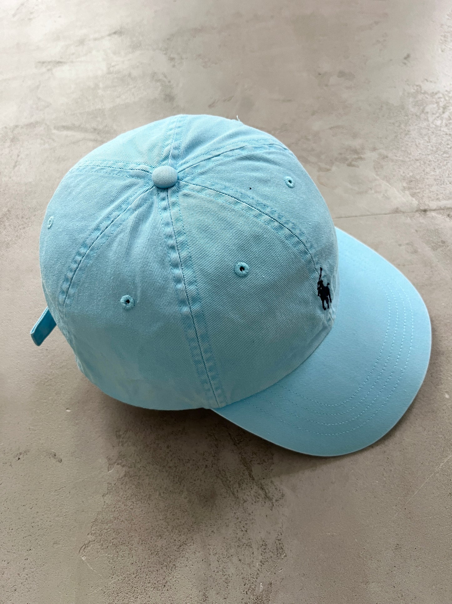 BABY BLUE POLO RALPH LAUREN CAP - 2000S