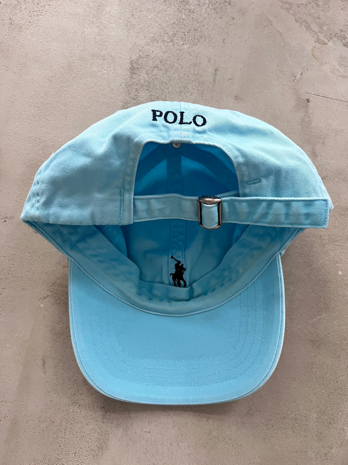 BABY BLUE POLO RALPH LAUREN CAP - 2000S