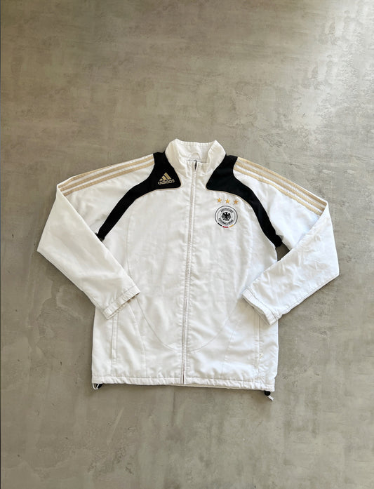 WHITE GERMANY ADIDAS TRACK JACKET - 2000S - XL