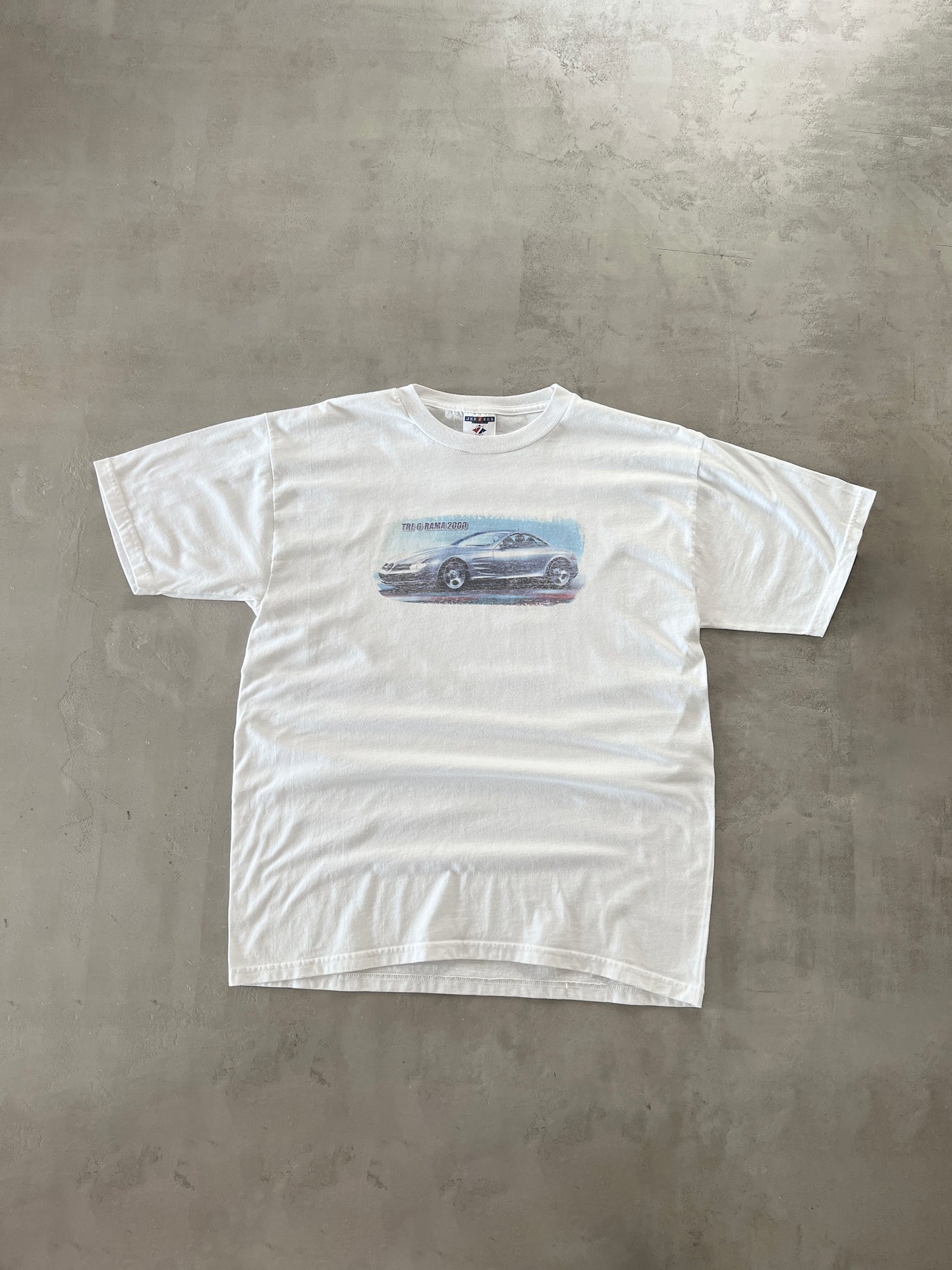 WHITE MERCEDES BENZ SL TEE - 2000S - L