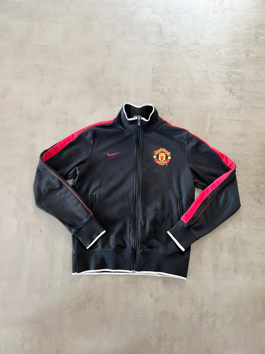 BLACK MANCHESTER UNITED NIKE TRACK JACKET - 2000S - M