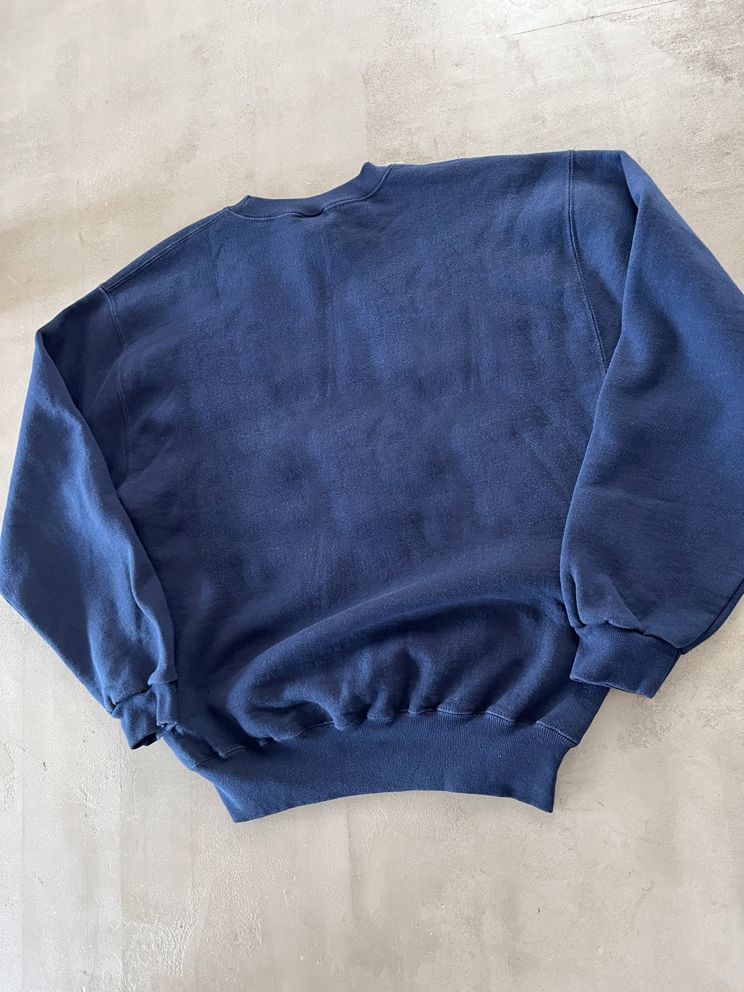 NAVY RUSSELL ATHLETIC SWEATER - 2000S - M/S
