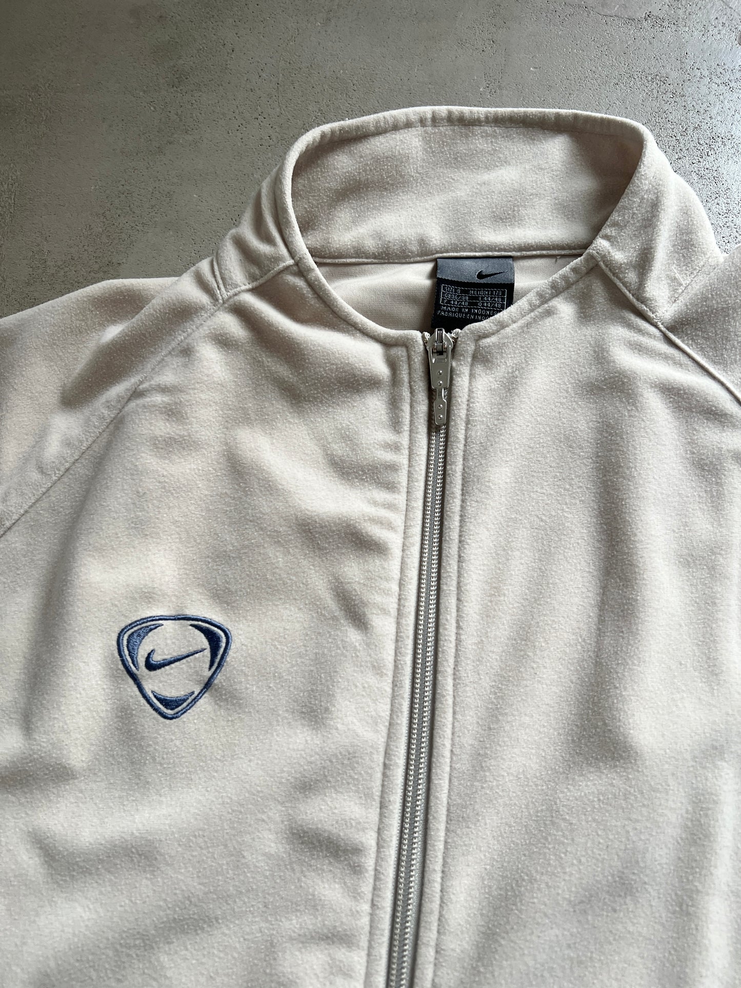 CREME NIKE TRACK JACKET - 2000S - M