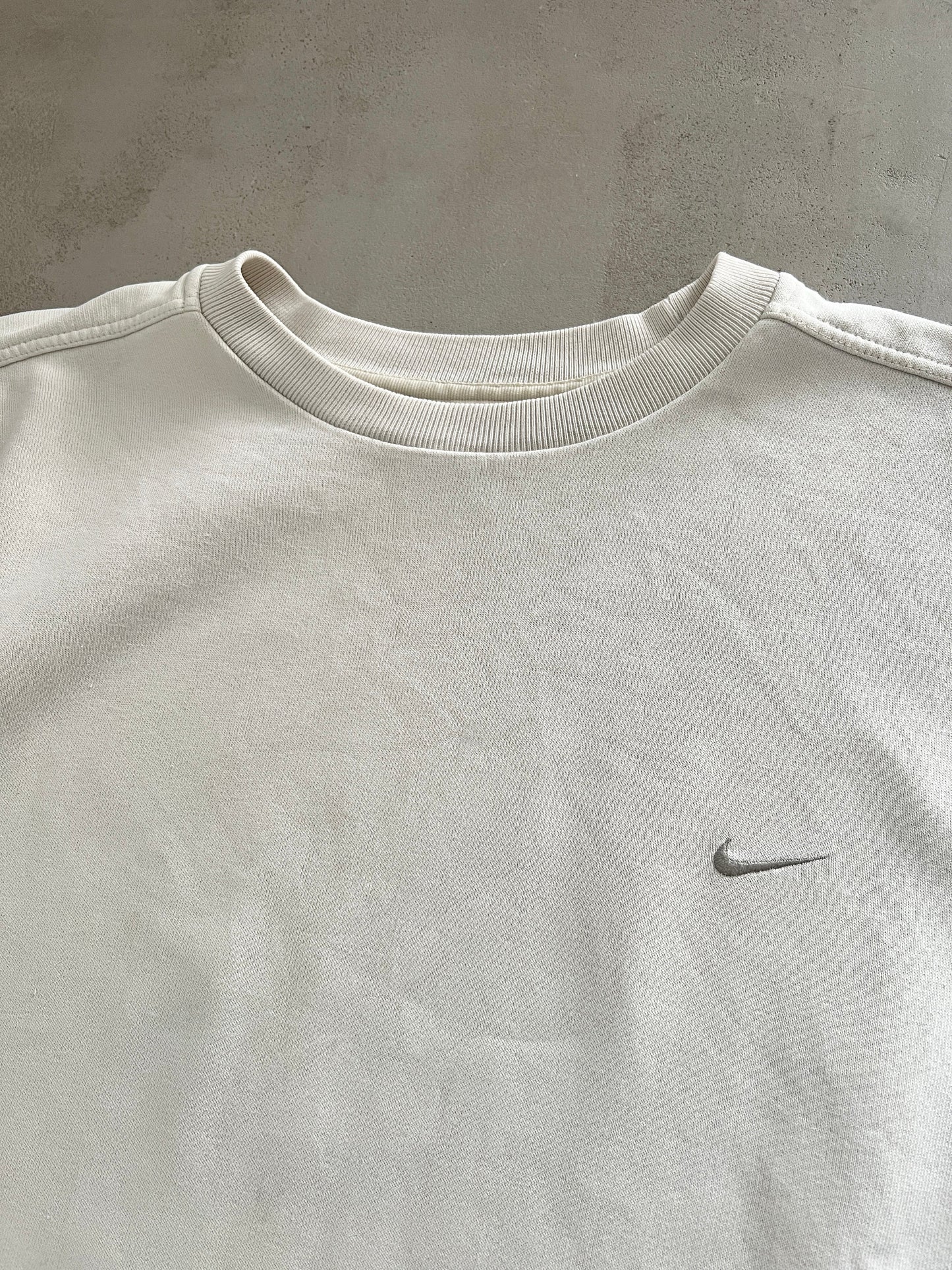 CREME NIKE SWEATER - 2000S - L