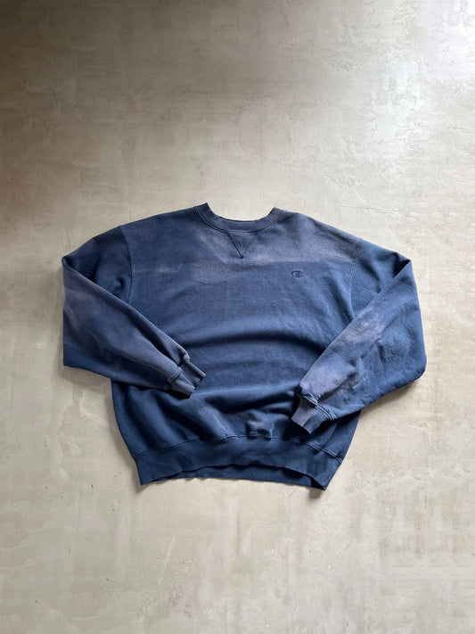 SUN FADED CHAMPIONS SWEATER - 1990S - XL/L