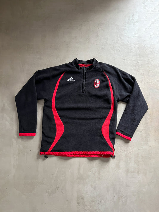 BLACK/RED REVERSIBLE AC MILAN JACKET - 2000S - L/XL