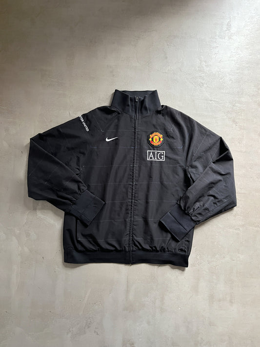 BLACK MANCHESTER UNITED NIKE TRACK JACKET - 2000S -