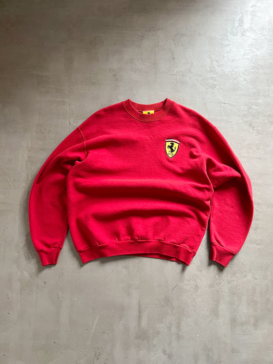 RED FERRARI SWEATER - 1990S - M/L