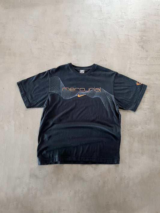 BLACK NIKE MERCURIAL TEE - 2000S - L/XL
