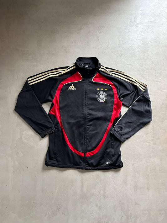 BLACK GERMANY ADIDAS TRACK JACKET - 2000S - L