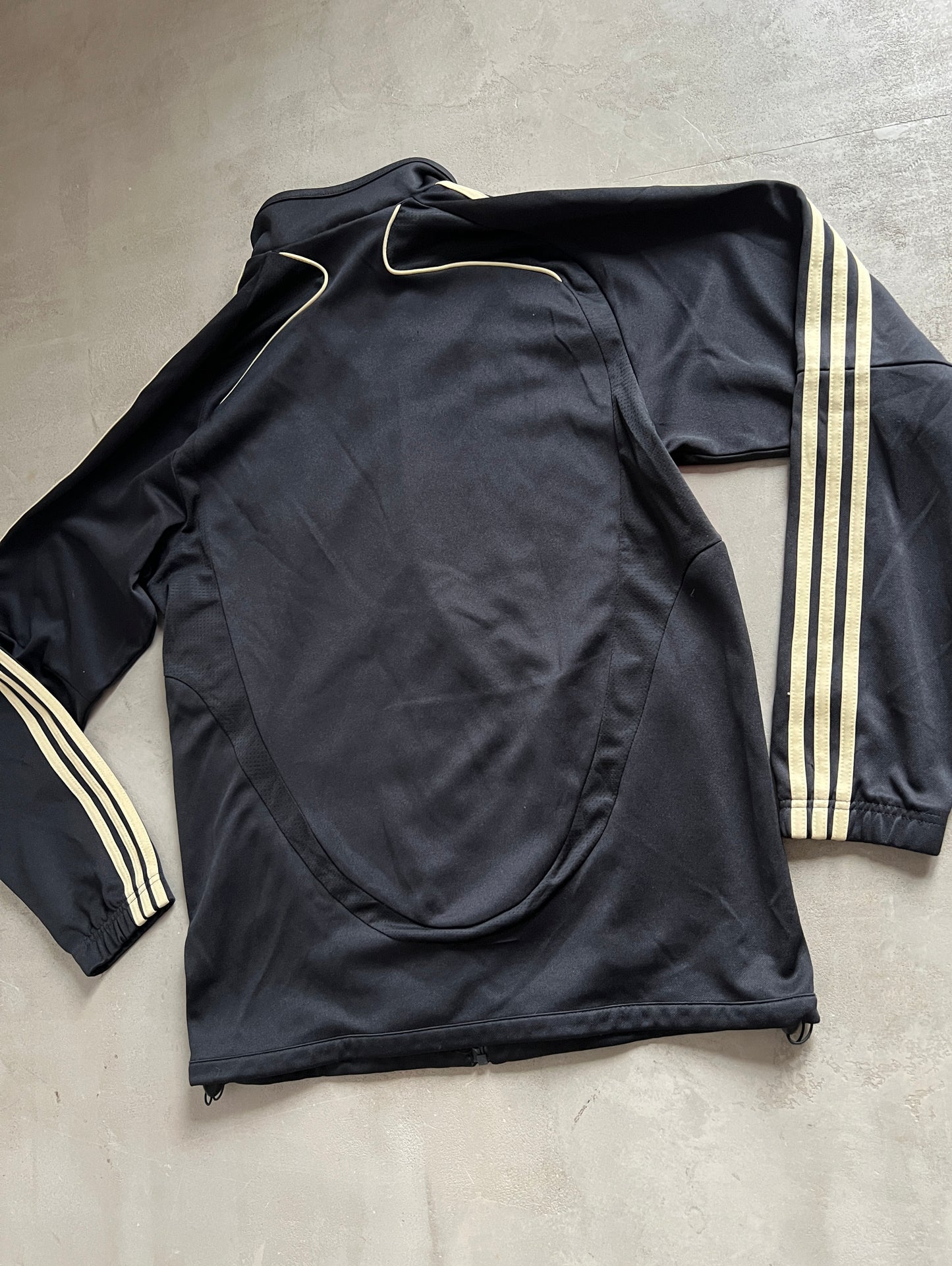 BLACK GERMANY ADIDAS TRACK JACKET - 2000S - L