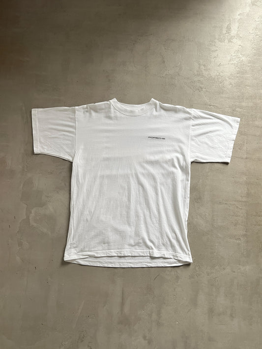 WHITE PORSCHE GRAND PRIX TEE - 2002 - M