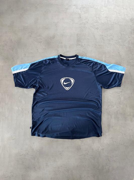 NAVY NIKE SPORTS TEE - 2000S - XXL