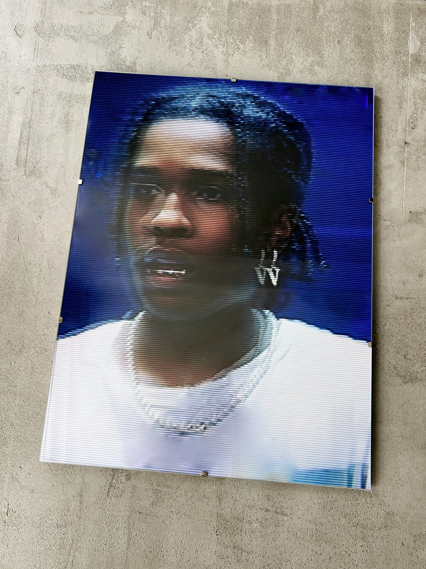 ASAP ROCKY GLASS PRINT