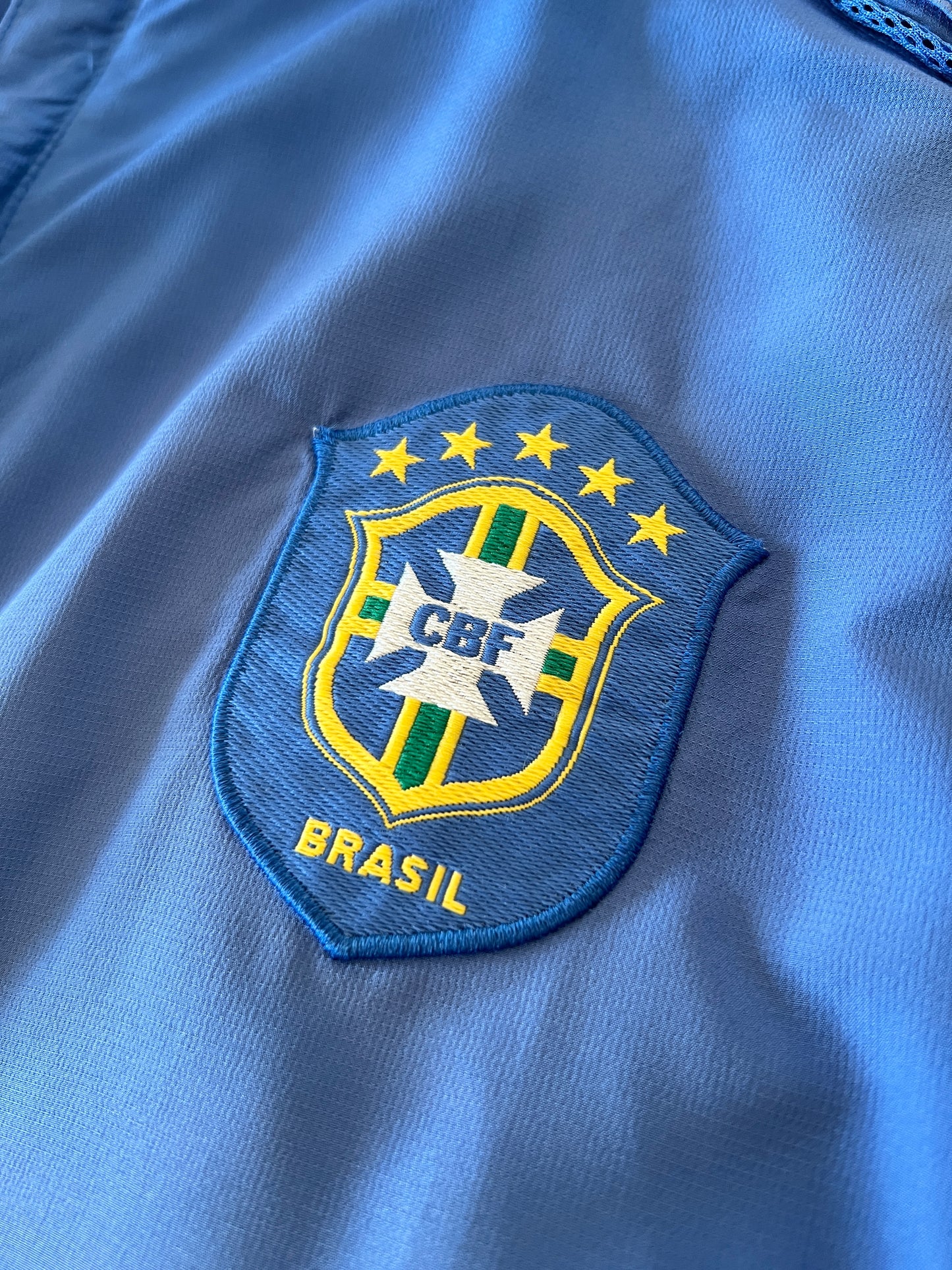 FADED BLUE BRAZIL NIKE JACKET - 2000S - L