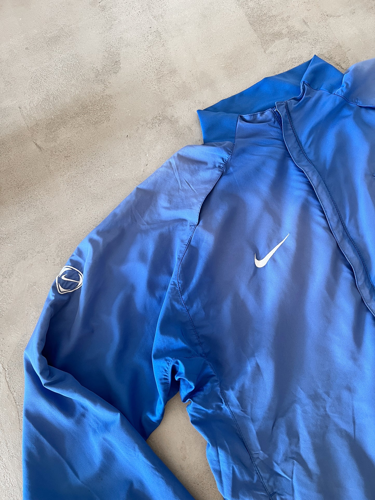 FADED BLUE BRAZIL NIKE JACKET - 2000S - L
