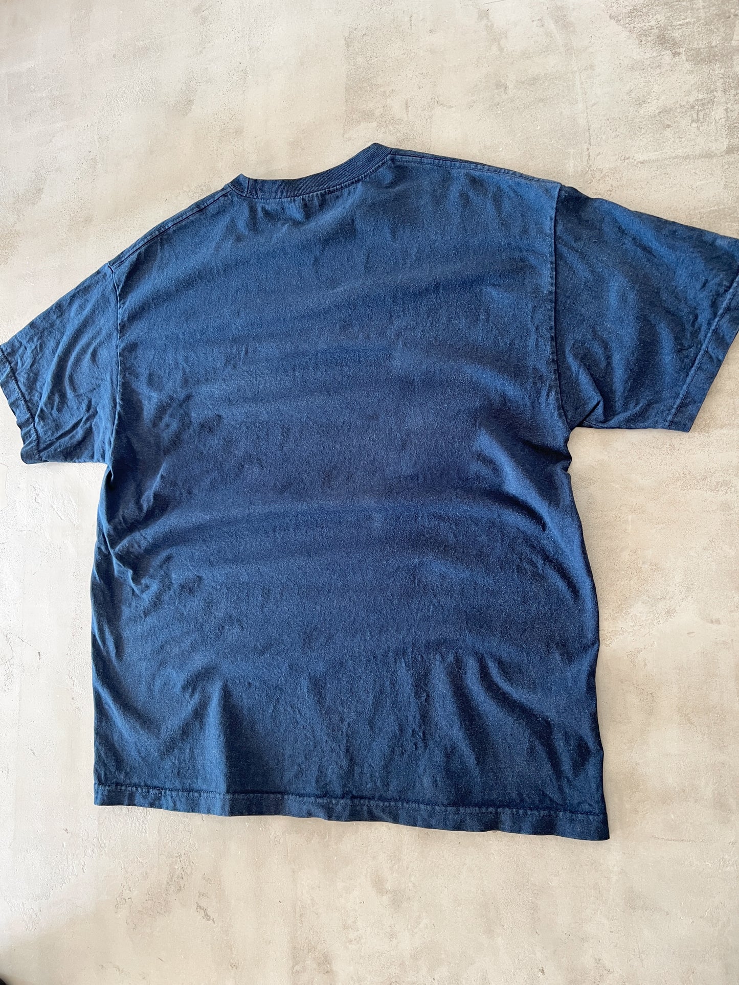 NAVY CORONA BEER PROMO TEE - 1990S - XL