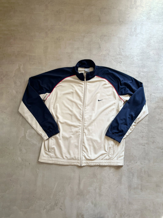 CREME NIKE TRACK JACKET - 2000S - XL
