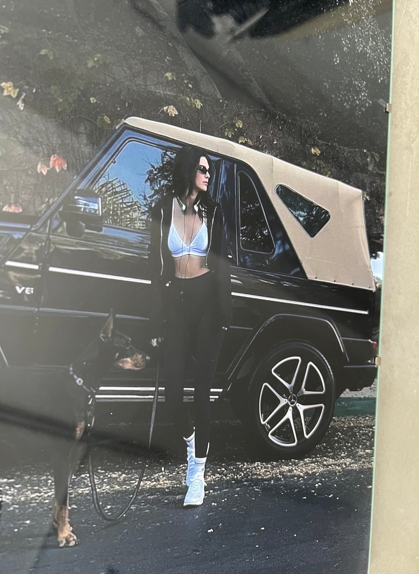 KENDALL JENNER x G-CLASS CAB GLASS PRINT