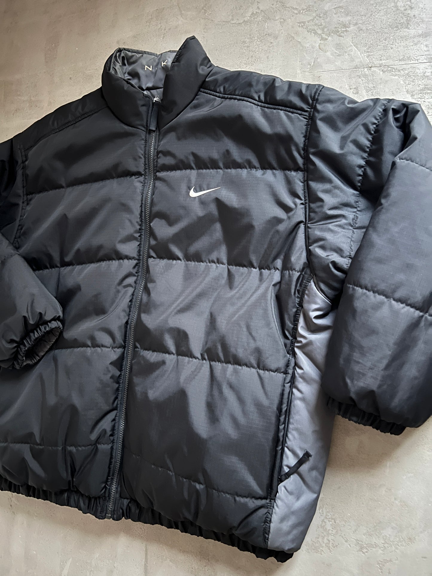 NIKE FALL PUFFER REVERSIBLE - 1990S - XL