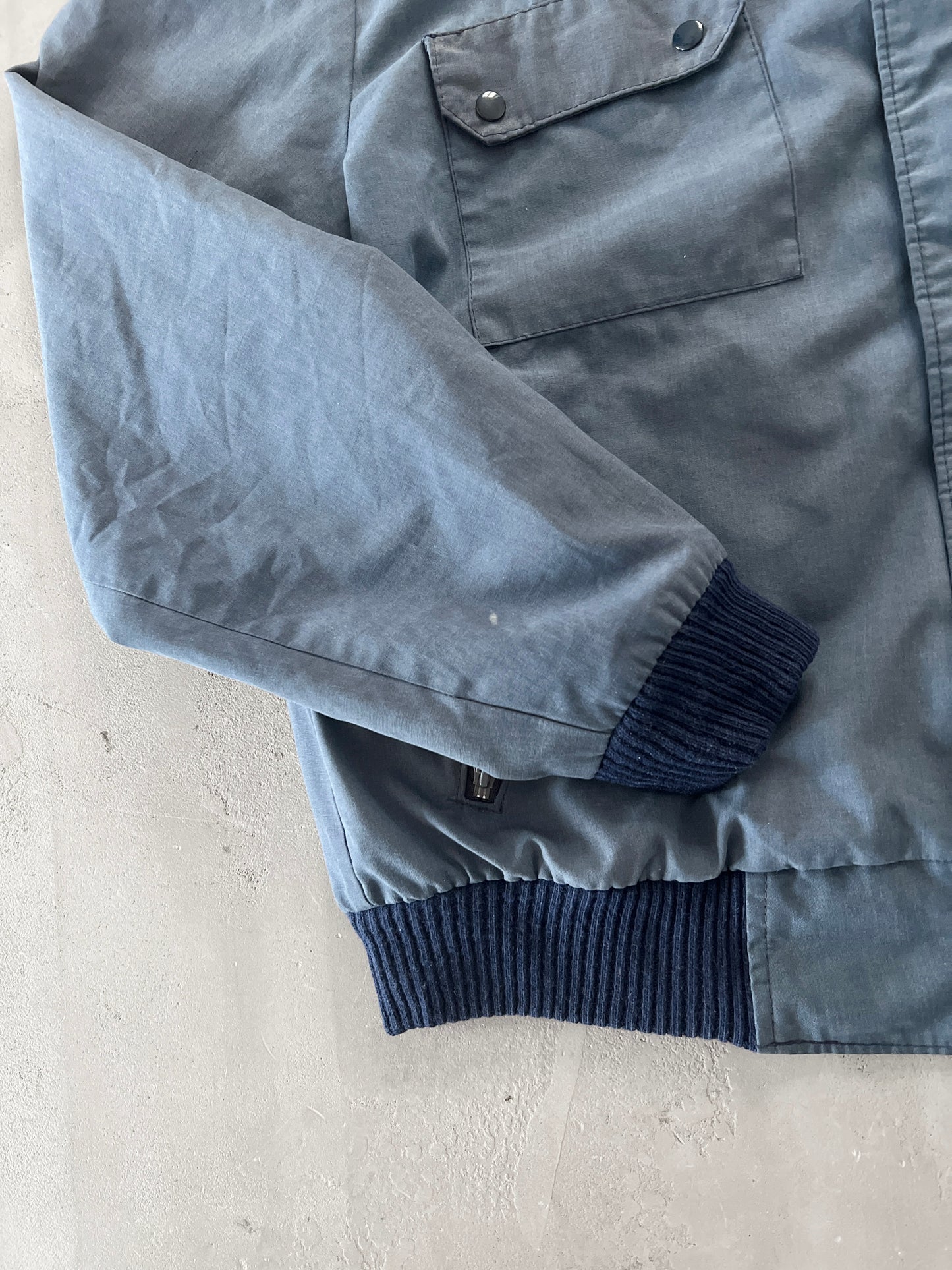 BLUE MERCEDES BENZ JACKET - 1990S - M/L