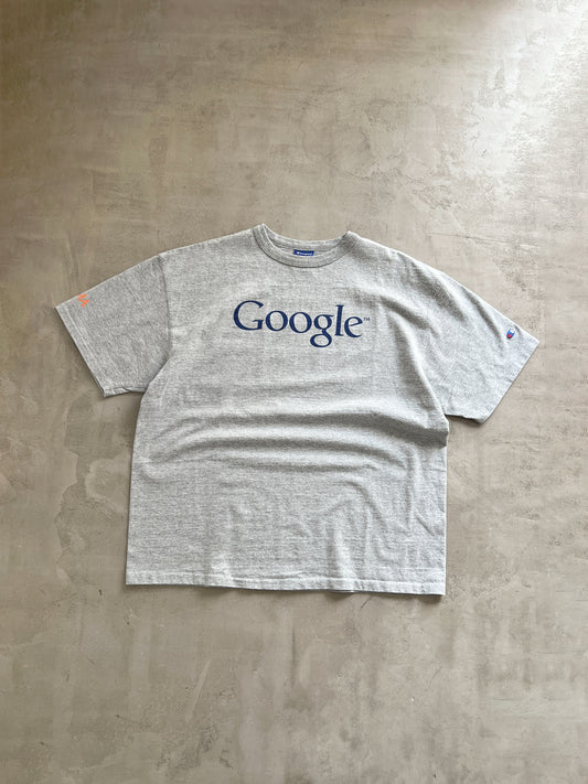 GREY GOOGLE PROMO TEE - 1990S - L