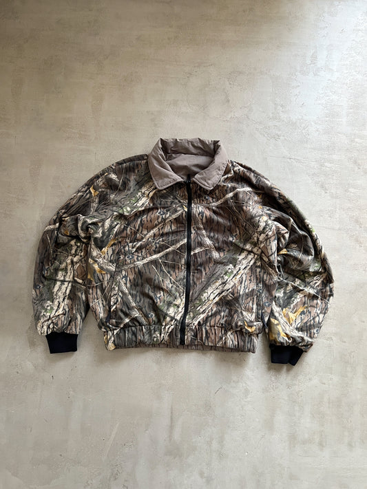 REALTREE 2 SIDE FLEECE JACKET - 2000S - M/L