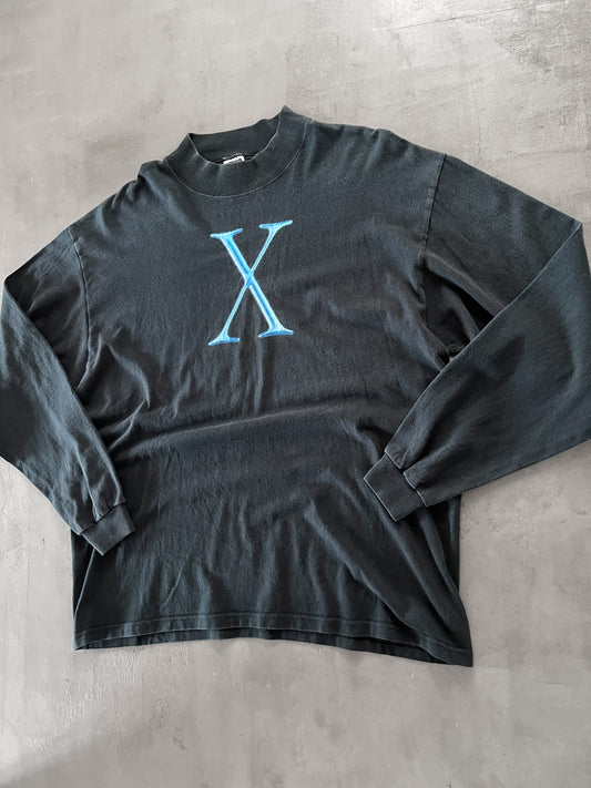 FADED BLACK APPLE X LONGSLEEVE - 2000S - XL/XXL