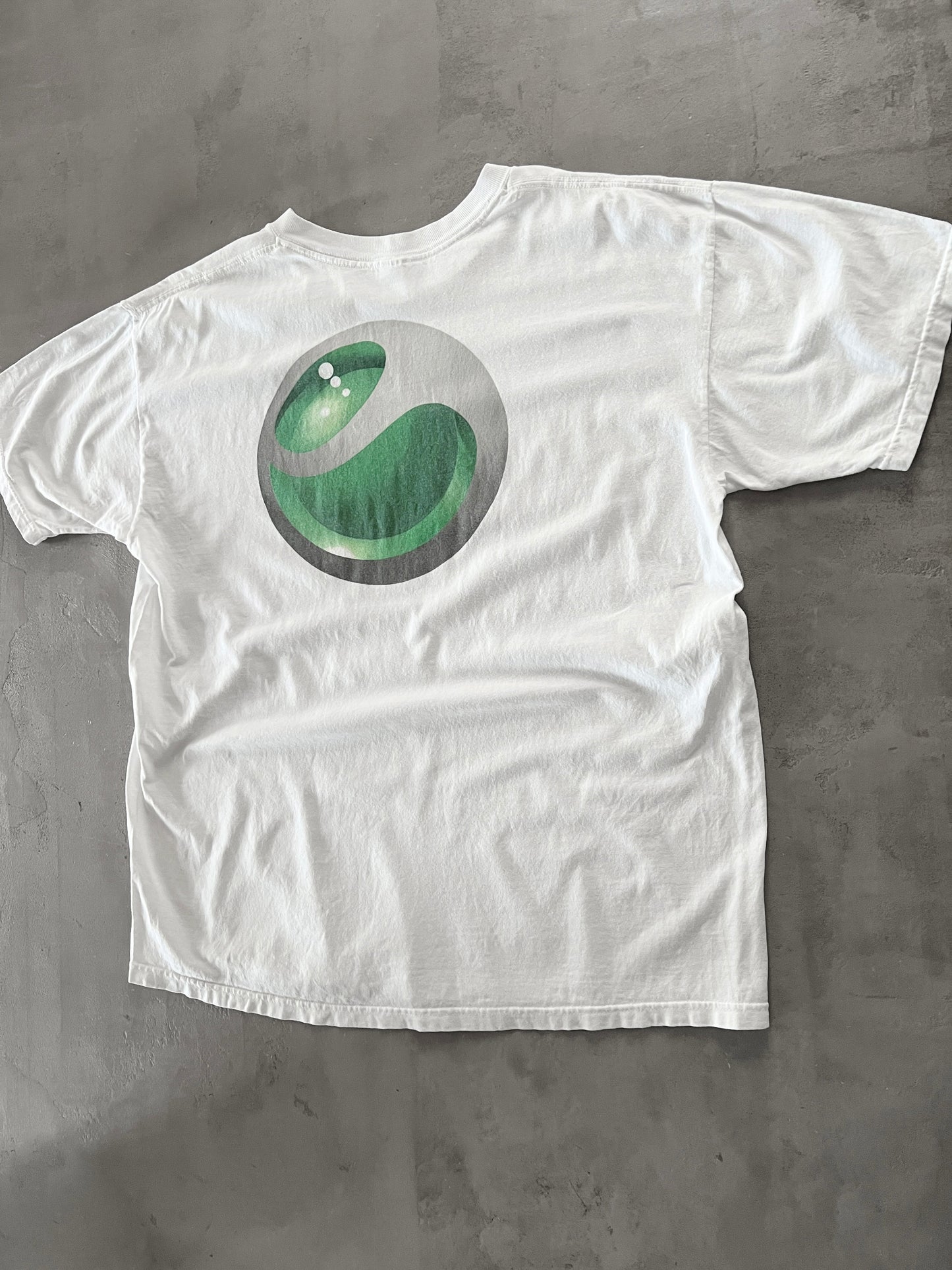 WHITE SONY ERICSON PROMO TEE - 2000S - XL/XXL