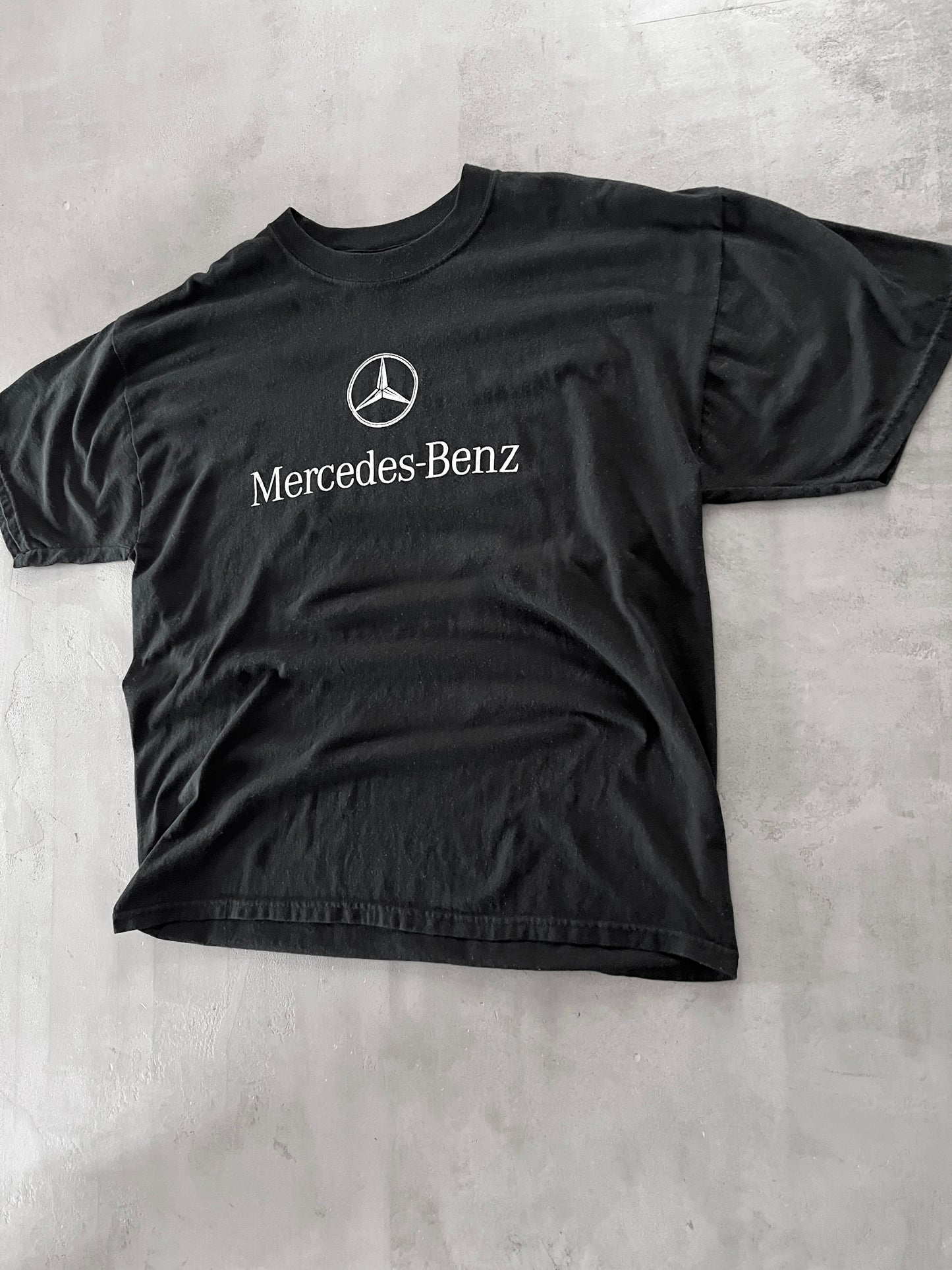 BLACK MERCEDES BENZ TEE - 2000S - XL