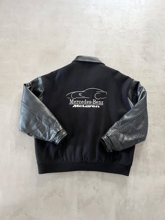 BLACK MERCEDES BENZ SLR MCLAREN JACKET - 2000S - XL/L