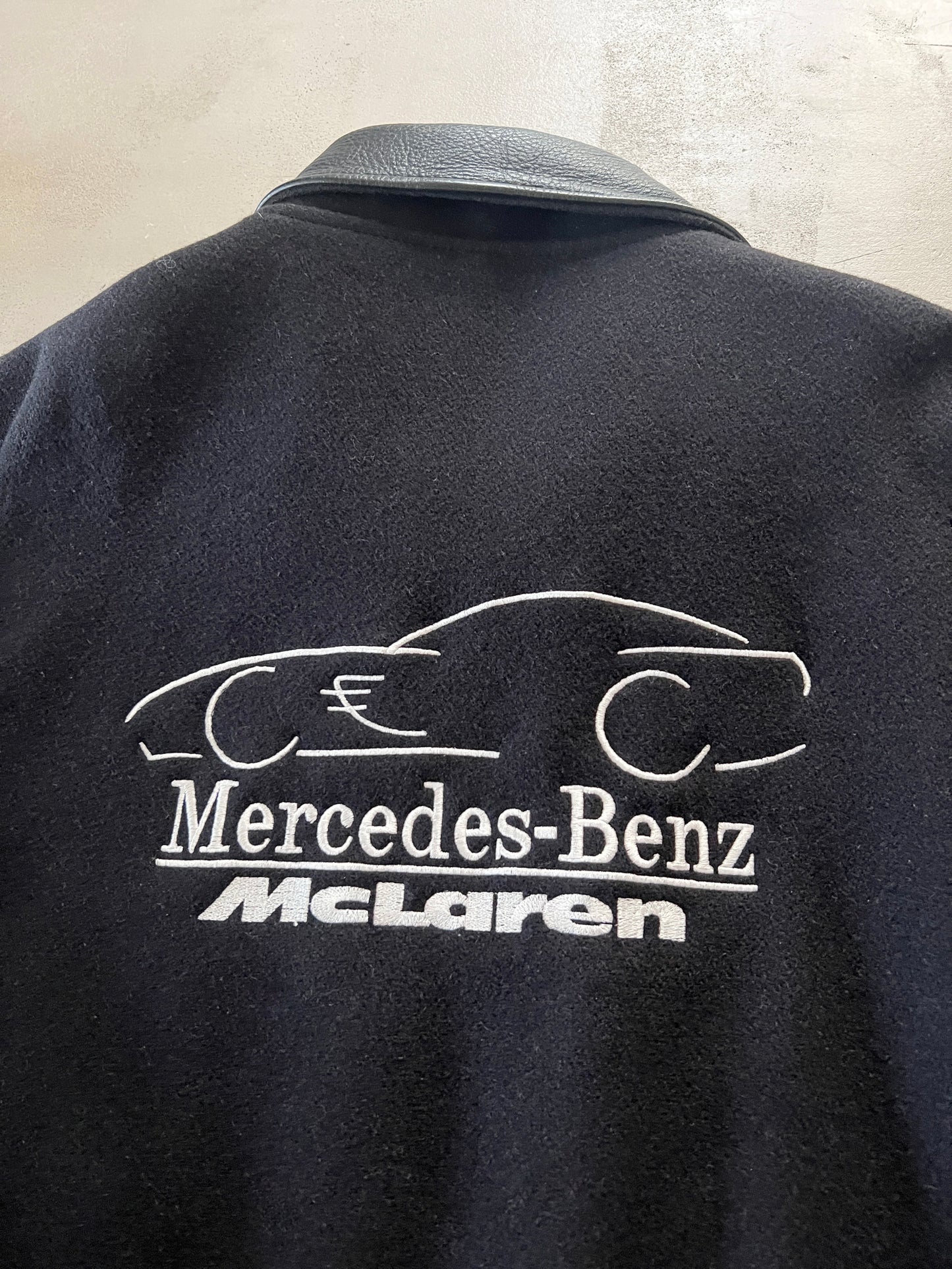 BLACK MERCEDES BENZ SLR MCLAREN JACKET - 2000S - XL/L