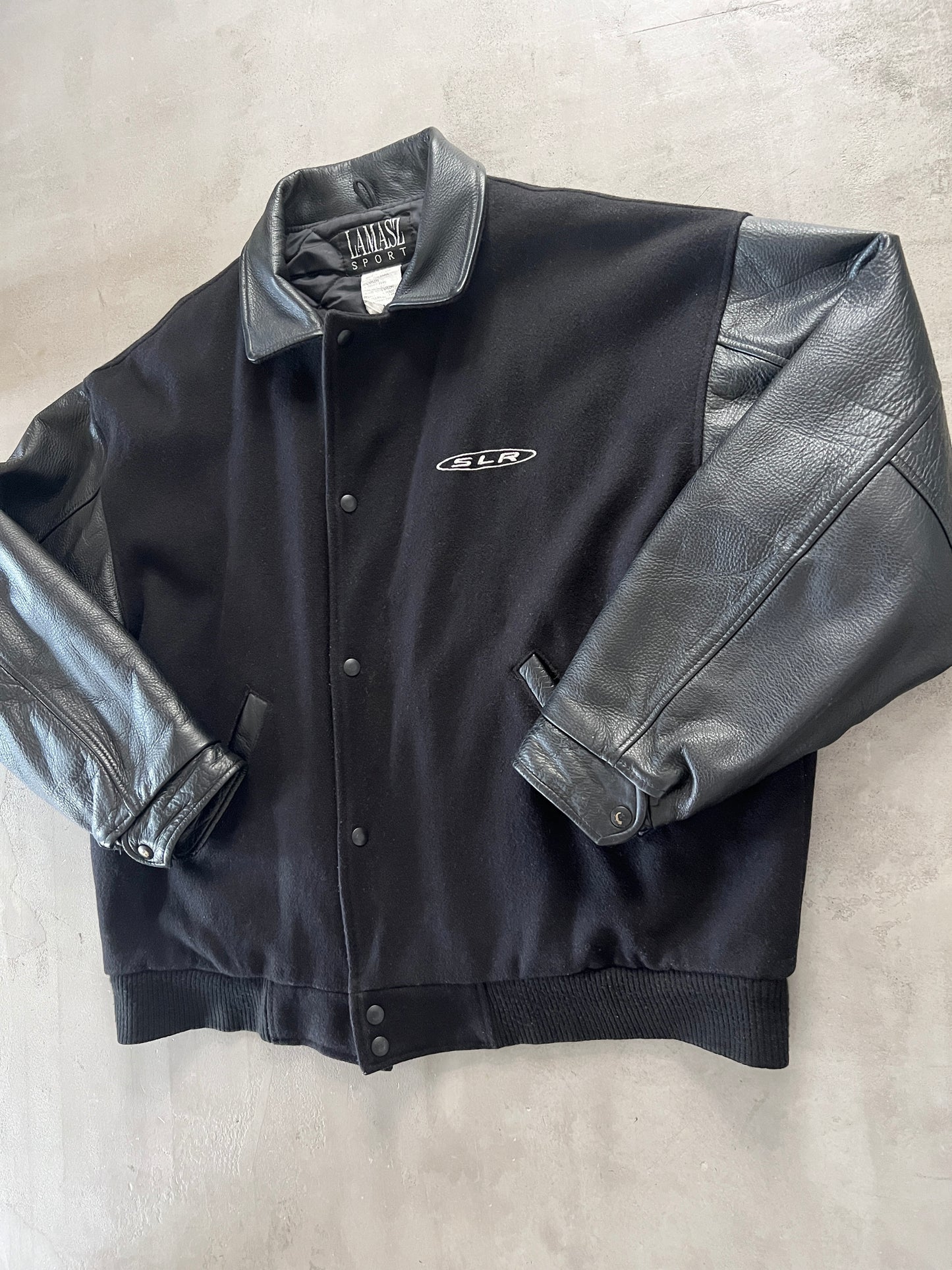 BLACK MERCEDES BENZ SLR MCLAREN JACKET - 2000S - XL/L