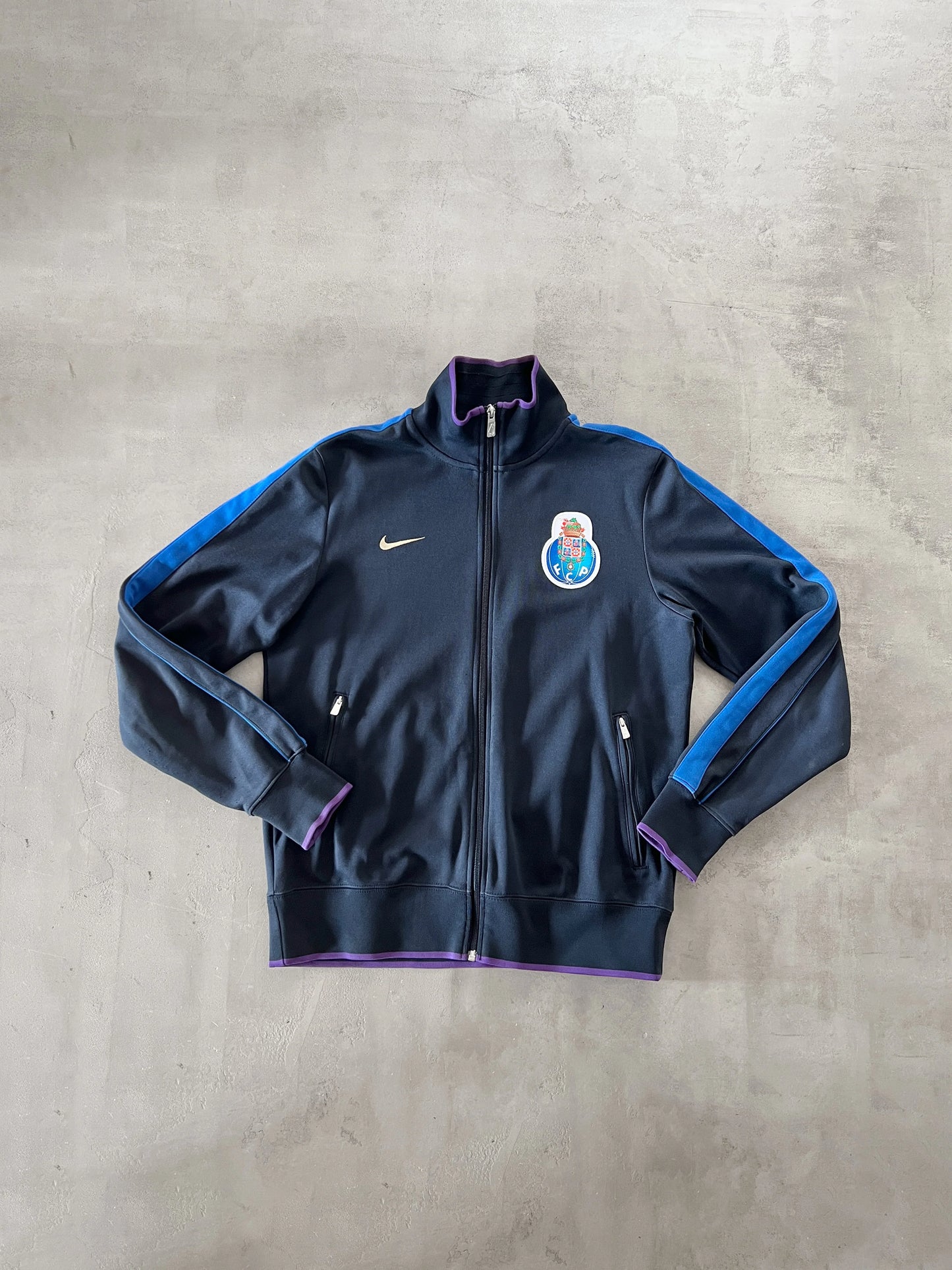 NAVY FC PORTO NIKE TRACK JACKET - 2000S - M