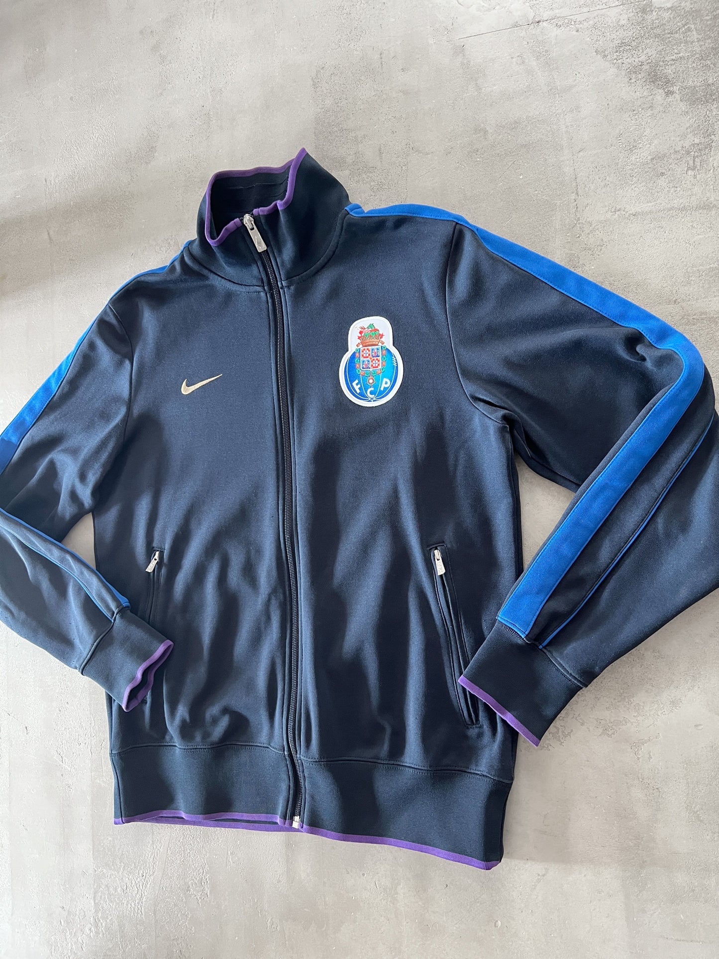 NAVY FC PORTO NIKE TRACK JACKET - 2000S - M