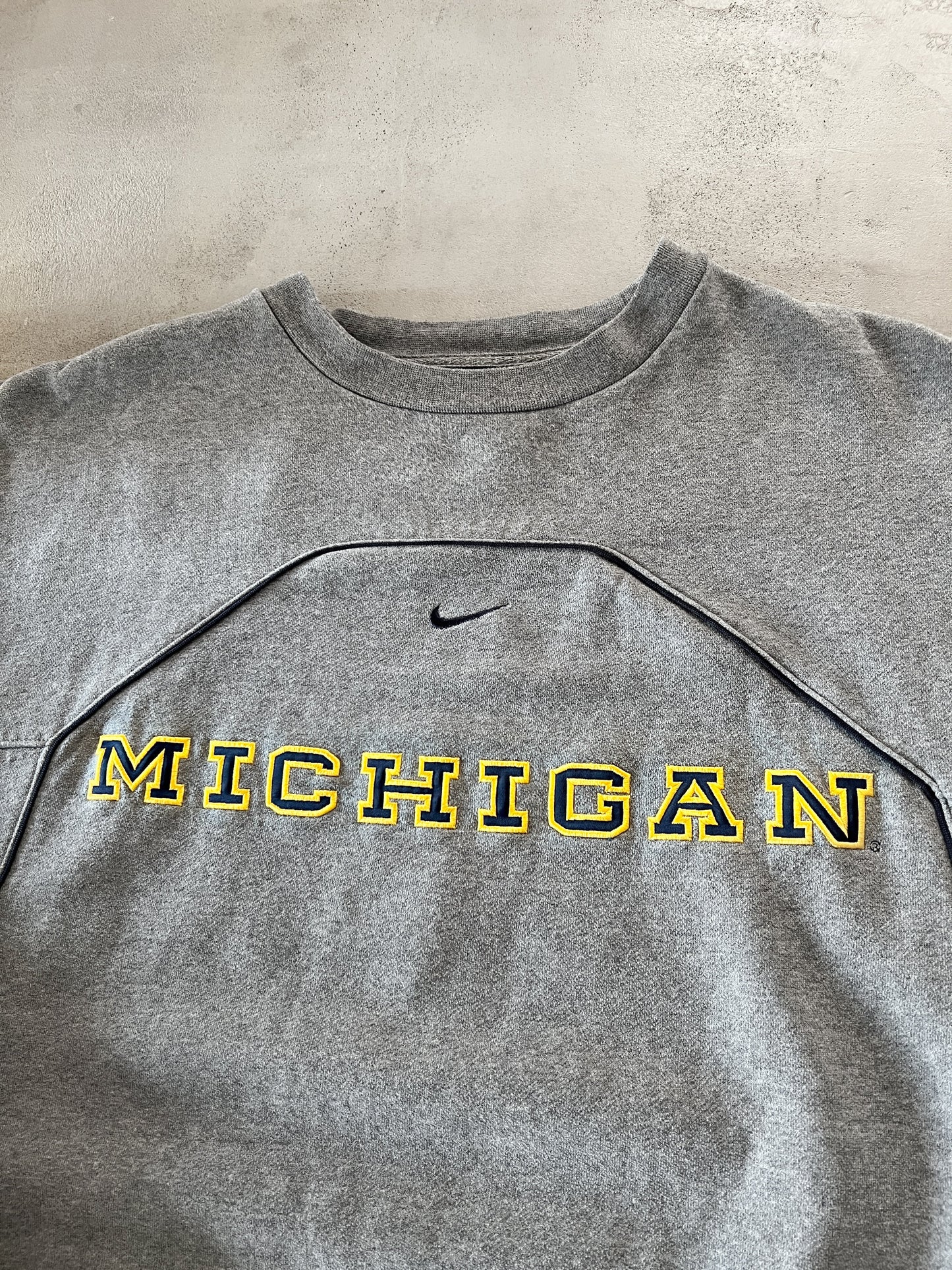 GREY MICHIGAN STATE NIKE SWEATER - 2000S - XL/L