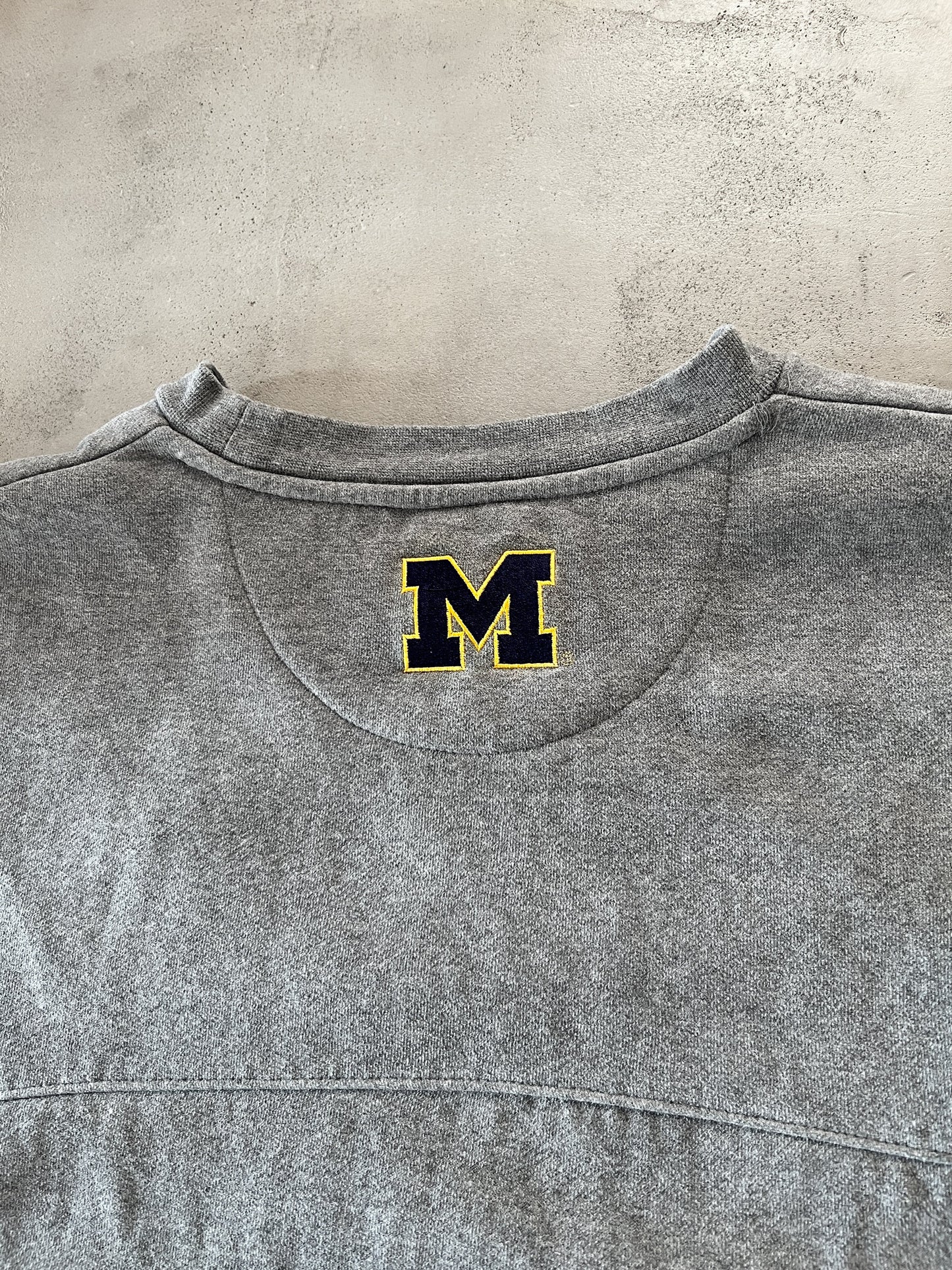 GREY MICHIGAN STATE NIKE SWEATER - 2000S - XL/L