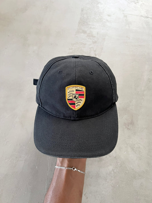 BLACK PORSCHE CAP - 2000S