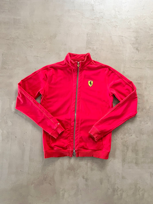 RED FERRARI JACKET - 2000S - WOMENS L