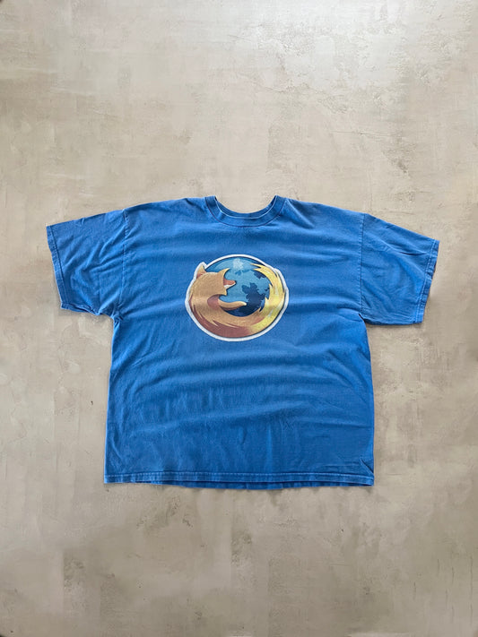 BLUE FIREFOX PROMO TEE - 2000S - XL