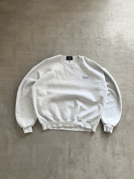 GREY IBM PROMO SWEATER - 1990S - M