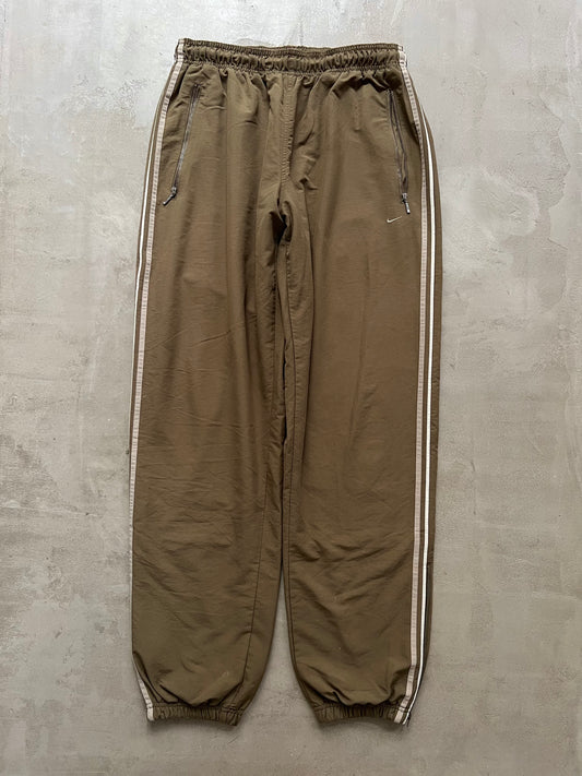 BEIGE/KHAKI NIKE TRACK PANTS - 2000S