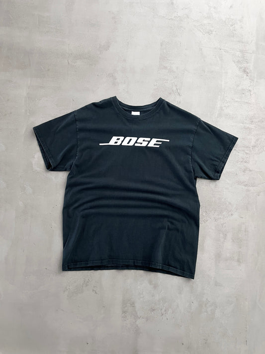 FADED BLACK BOSE TEE - 2000S - L/M