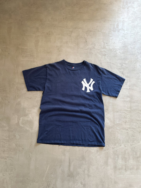 NAVY YANKEES TEE - 1990S - M