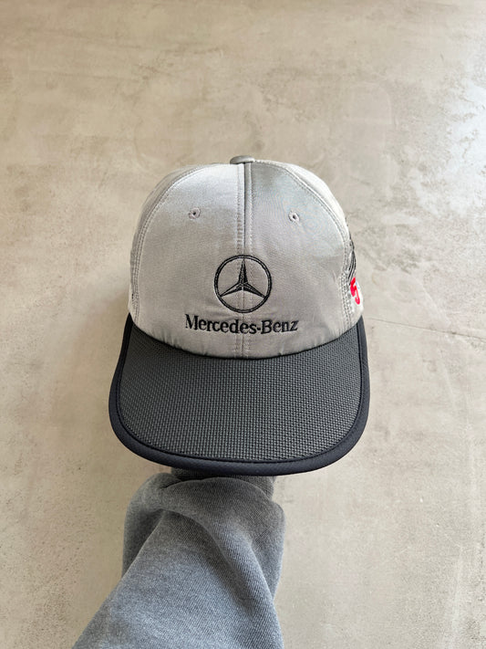 GREY MERCEDES BENZ X MCLAREN RACING CAP - 1990S