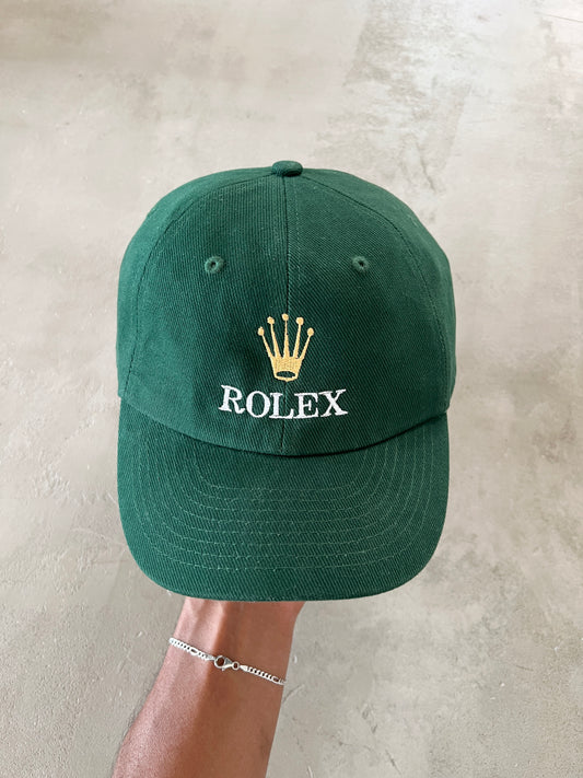 GREEN ROLEX PEBBLE BEACH CAP - 2000S