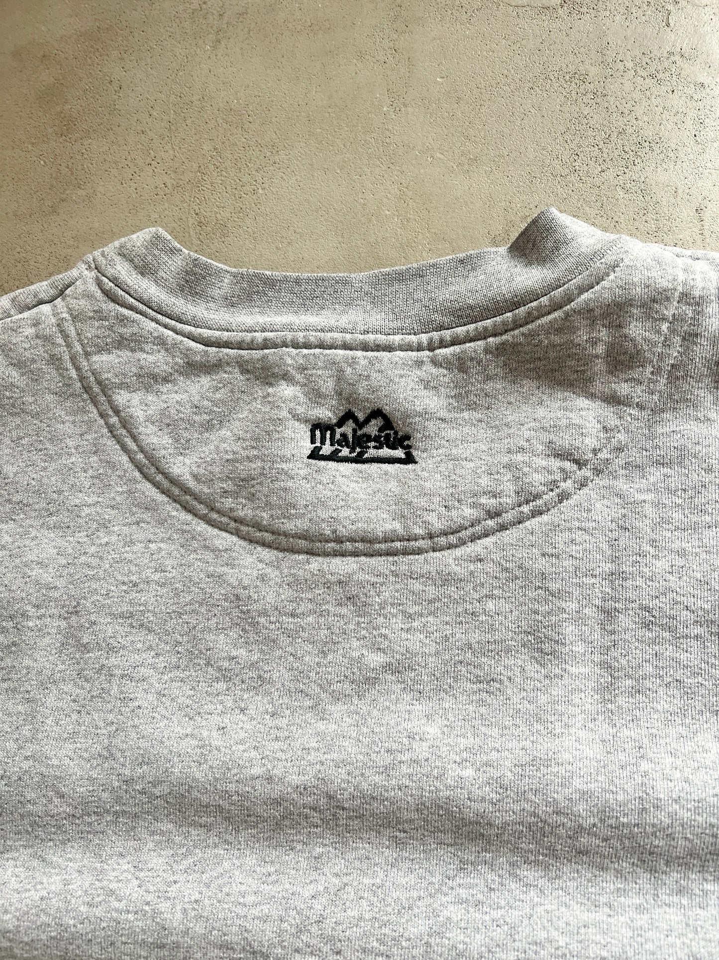 GREY YANKEES SWEATER - 1990S - L