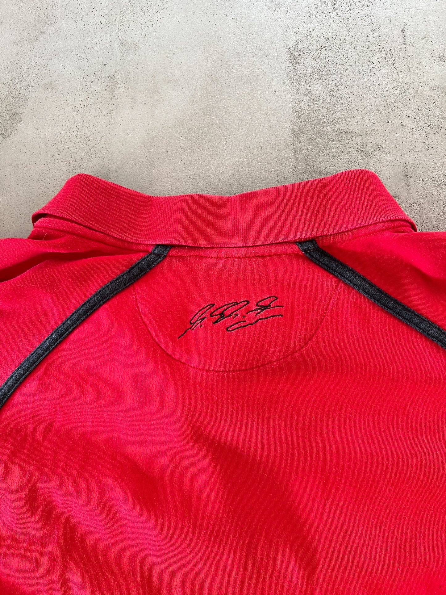 RED FERRARI RACING POLO - 2002 - XL/XXL